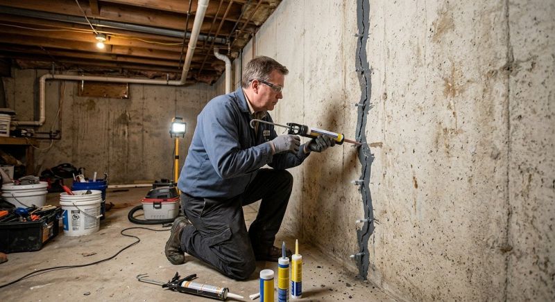 Basement Crack Repair in Staten Island, NY