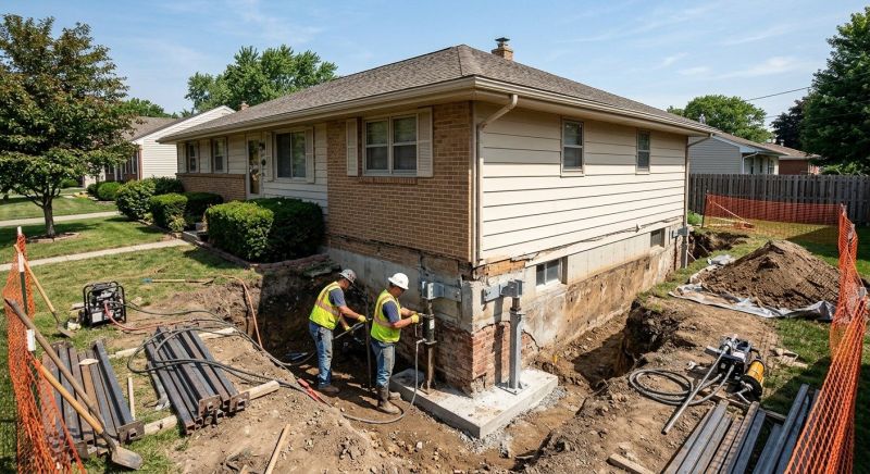 Building Foundation Repair in Hewlett, NY