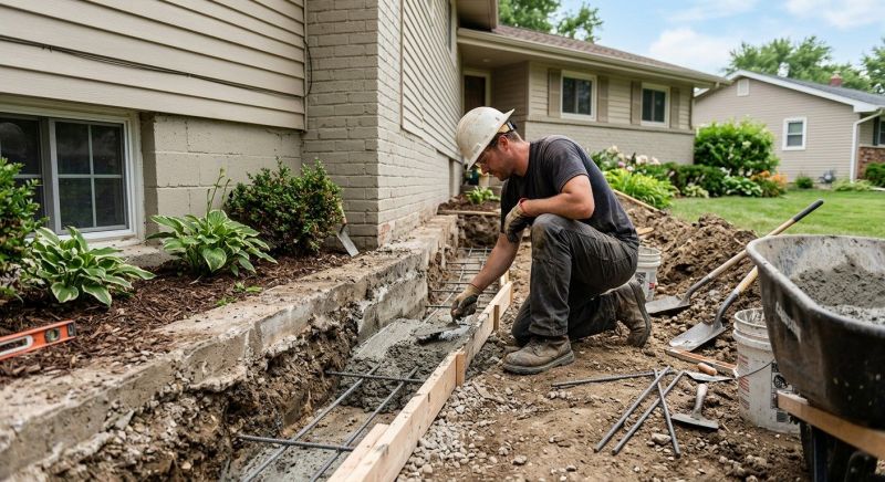 Concrete Foundation Repair in Middle Village, NY