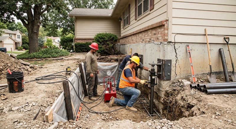 Cracked Foundation Repair in Rahway, NJ