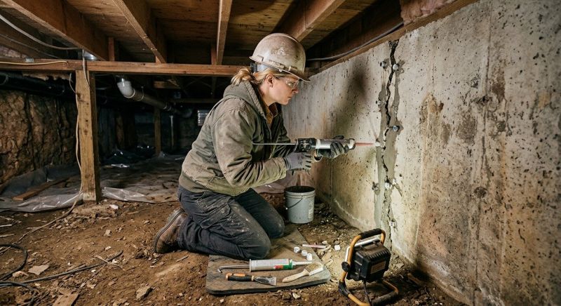 Crawlspace Foundation Repair in Newark, NJ
