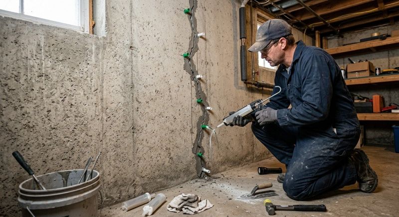 Foundation Crack Repair in Long Island City, NY