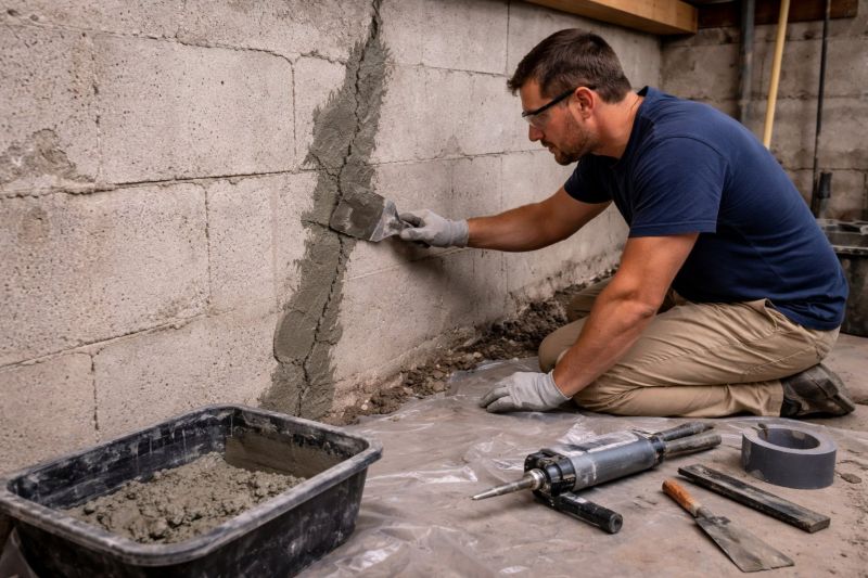 Foundation Crack Repair in Long Island, NY