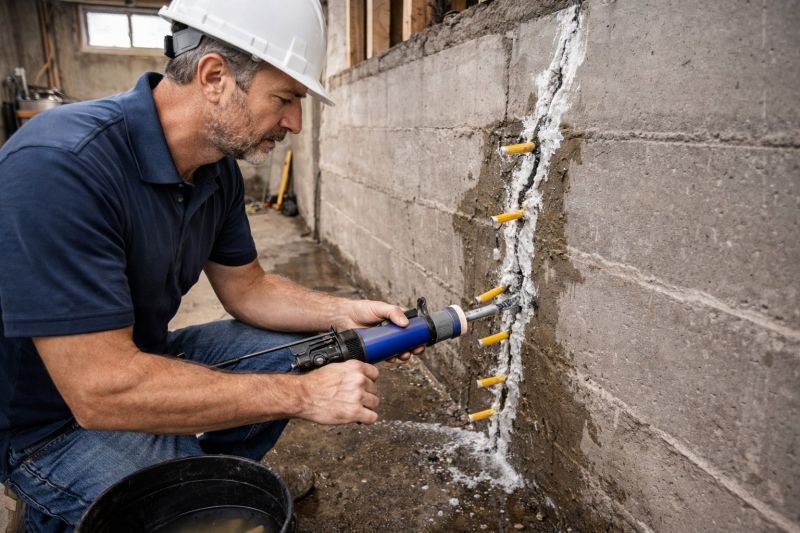 Foundation Crack Sealing in Staten Island, NY