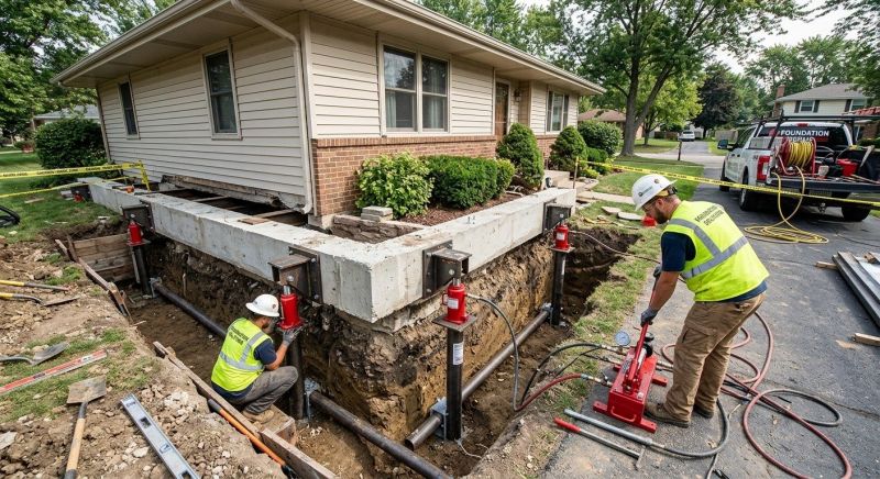 Foundation Jacking in Essex County, NJ