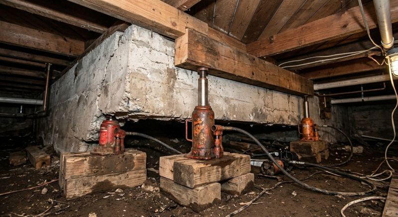 Foundation Jacking in Valley Stream, NY