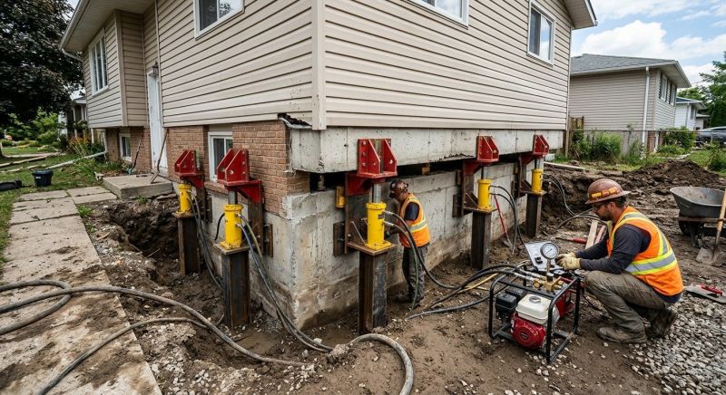 Foundation Lifting in Summit, NJ