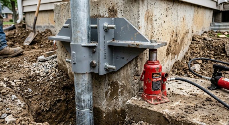 Foundation Pier Leveling in Staten Island, NY