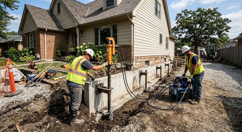 Foundation Stabilizing in Bayonne, NJ
