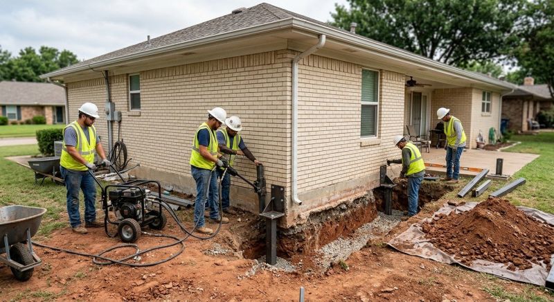 Foundation Stabilizing in Hewlett, NY
