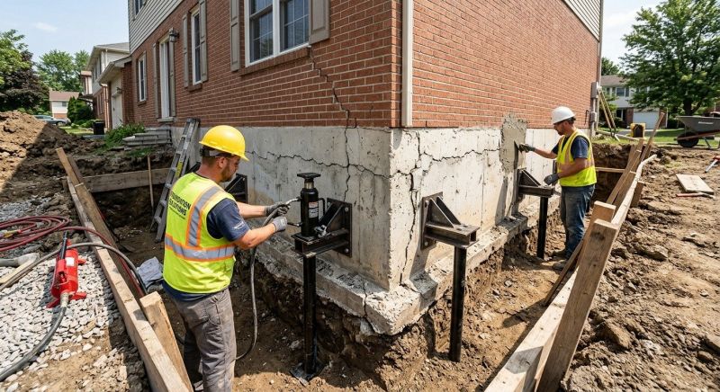 Foundation Structural Repair in Hillside, NJ