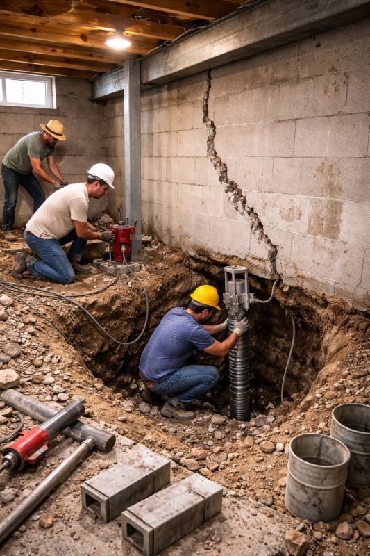 Foundation Structural Repair in Woodmere, NY