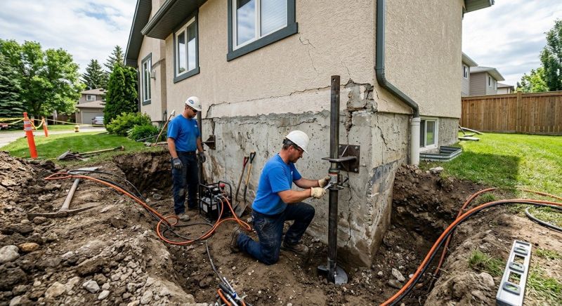 Helical Piers Installation in Staten Island, NY