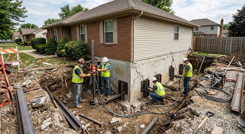 House Foundation Repair in Caldwell, NJ