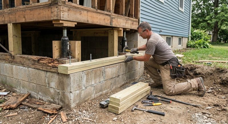 House Foundation Repair in Green Village, NJ