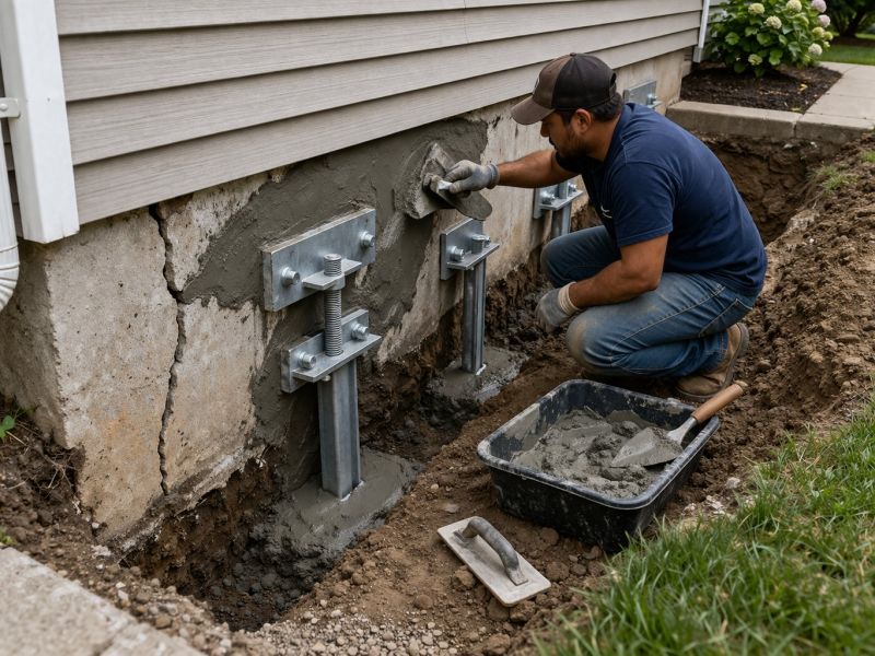 House Foundation Repair in Hazlet, NJ