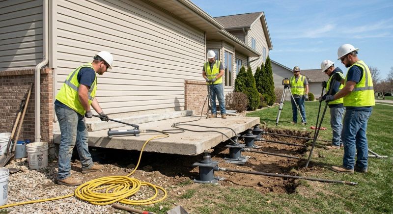 Sinking Foundation Lifting in Staten Island, NY