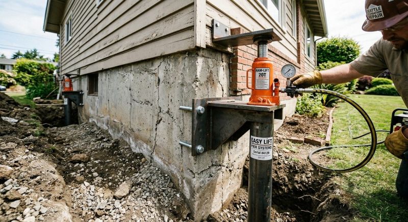 Sinking Foundation Lifting in Staten Island, NY