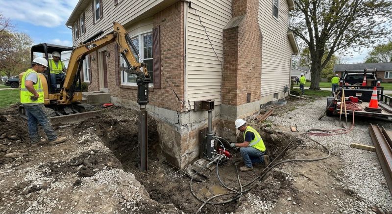 Sinking Foundation Repair in East Brunswick, NJ