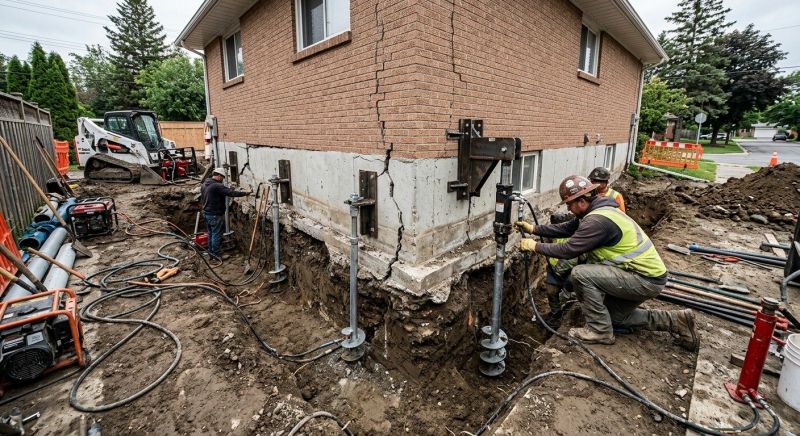 Sinking Foundation Repair in Queens Village, NY