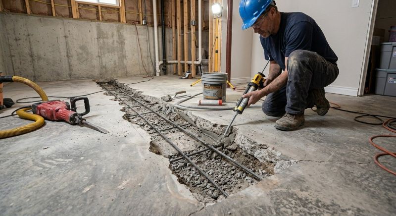 Slab Foundation Repair in Staten Island, NY